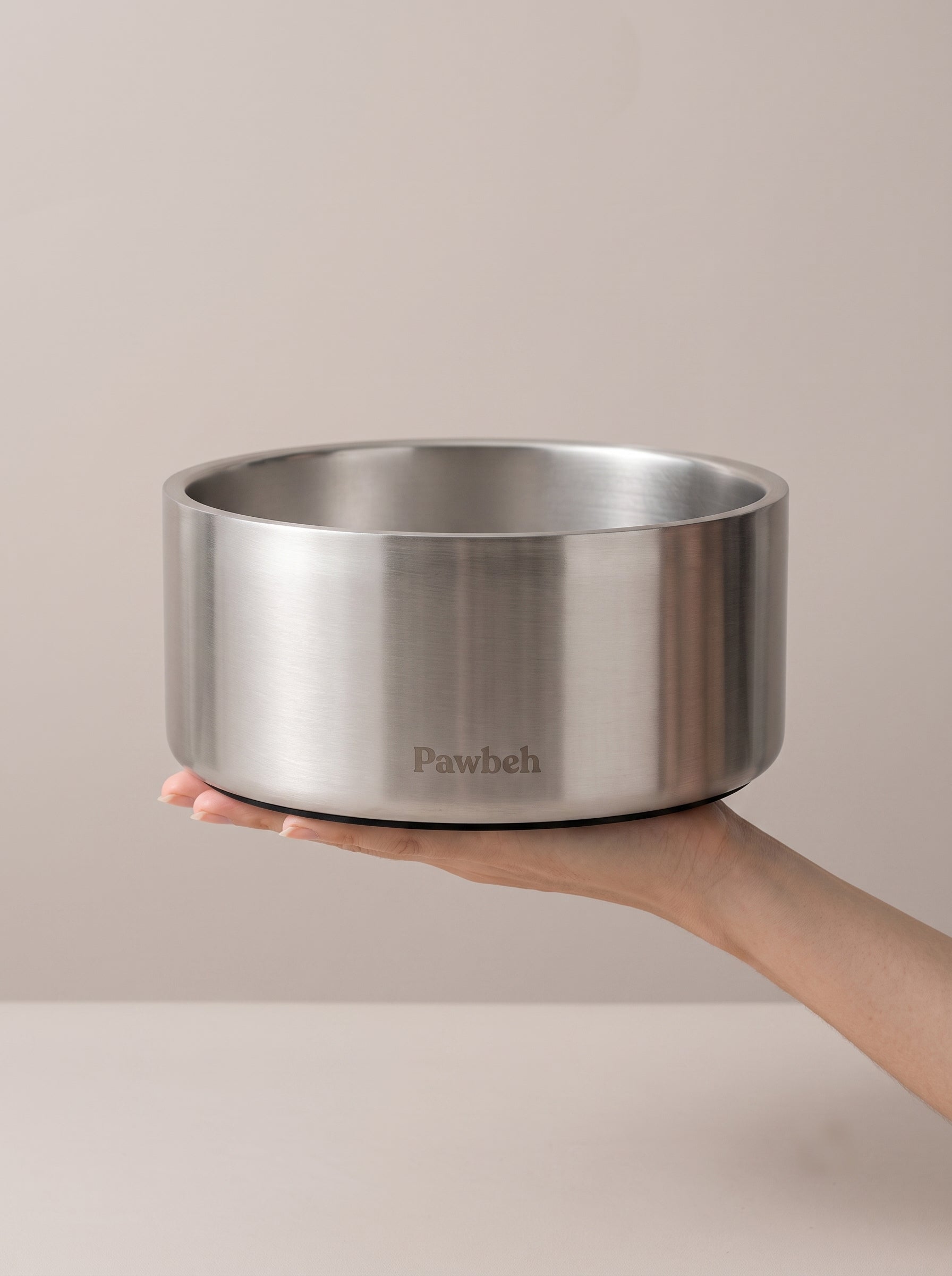 Stainless Steel Bowl with Non-Slip Base